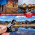 3 in 1 Phone Camera Lens Kit with Clip, Fisheye Lens, Wide Angle Lens, Macro Lens for Smartphones iPhone, Android (Red)