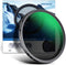 NEEWER 58mm Variable ND Filter, ND8-ND128, Ultra-Slim HD Filter with 30 Multi-Layer Nano Coatings, Waterproof