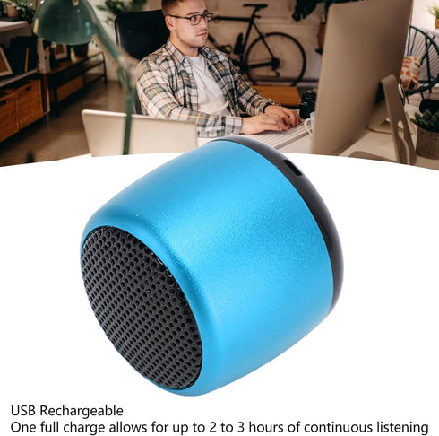 Zopsc Mini Speaker, Heavy Subwoofer Portable Wireless Mini Speaker, USB Rechargeable Mini BT 5.0 Speaker