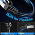 TuokaJu Cat6A 10Gbps 50 6, 28AWG Cat6 6a Ethernet Cable Shielded ft, Slim Shielded (F/UTP) Ethernet Cable Cat Flexible