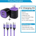 Fast Charger for Samsung Galaxy S24/S23/S23+/S22/S21/S21+/S21 Ultra/Note 20 Ultra/S20 FE 5G/S10 A10E A50 A11 A21 A51 A71 A9 A20 A14 A15, LG G9 Stylo 6/5, Phone Wall Charger Type C Fast Charging Cable by Sidpro