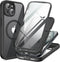 TIESZEN Magnetic Case for iPhone 15 Plus, Dustproof Design Compatible with Magsafe, Built-in Privacy Screen