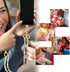 Layered Crystal Phone Crossbody & Wrist Lanyard - Anti-Theft Design for Women