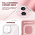TIESZEN Magnetic iPhone 15 Plus Case: Dustproof, MagSafe compatible, with privacy screen, 9H tempered glass, and