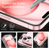 iVoler iPhone 15 6.1" Tempered Glass Screen Protector 3-Pack + Camera Lens Protectors with Alignment Frame, HD Clear