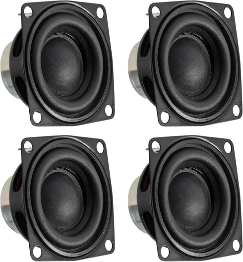 D-FLIFE 4pcs 2 Inch 10W Audio Speaker Driver Full Range Speaker 4 Ohm