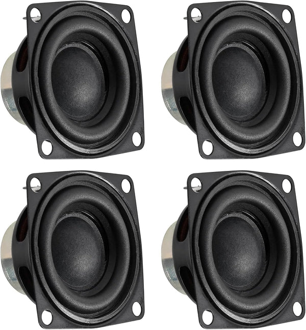 D-FLIFE 4pcs 2 Inch 10W Audio Speaker Driver Full Range Speaker 4 Ohm