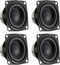 D-FLIFE 4pcs 2 Inch 10W Audio Speaker Driver Full Range Speaker 4 Ohm