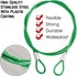 DanziX 4 Pack Safety Stainless Steel Tethers, Colorful Coated Lanyards for GoPro Hero Series and Other Camera Devices