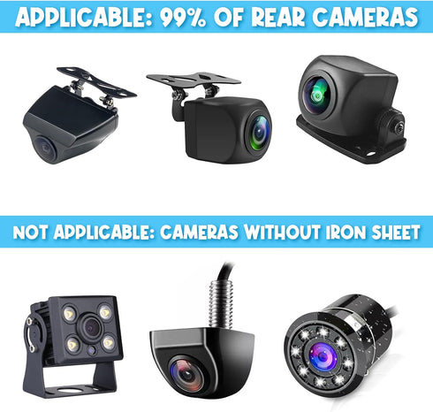 Giantree 2PCS Rear Camera Holder, Universal Dash Cam Rear View Camera Mount with A Screwdriver Tool, Adjustable Back