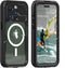 iPhone 14 Pro Max Waterproof Case with Screen Protector, Heavy Duty Protection Magnetic Case, Black