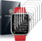 LK 6 Pack Screen Protector for Apple Watch 45mm Series 9 8 7, Anti-Scratch, Self-Healing TPU, Bubble Free, HD