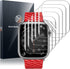 LK 6 Pack Screen Protector for Apple Watch 45mm Series 9 8 7, Anti-Scratch, Self-Healing TPU, Bubble Free, HD