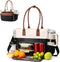 LOVEVOOK Teacher Tote Bag for Women, Laptop Bag Briefcase with Accordion File
