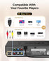 ELECTCOM PRO 10ft DVD Players for TV with HDMI, DVD Players that Play All Regions, Simple DVD Player for Elderly, CD