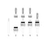 Sewell SW-29863-12 Deadbolt Banana Plugs, 12-Pairs Gold Plated Speaker Plugs, Quick Connect