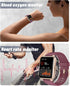 GRV Smart Watch for iOS and Android, IP68 Waterproof Fitness Tracker with Heart Rate/Sleep Monitor