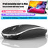 Rechargeable Bluetooth Mouse, Black, 450mAh Battery, 3 DPI Levels, Skin-Friendly