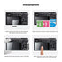 K&F Concept 3pcs Screen Protector & Hot Shoe Cover for Sony NEX 7/NEX 6/NEX 5/NEX 3N/A6600/A6100 Cameras