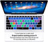 English Silicone Final Cut Pro X Shortcuts Keyboard Cover Skin for MacBook Air 13, Retina Display, Model A1932