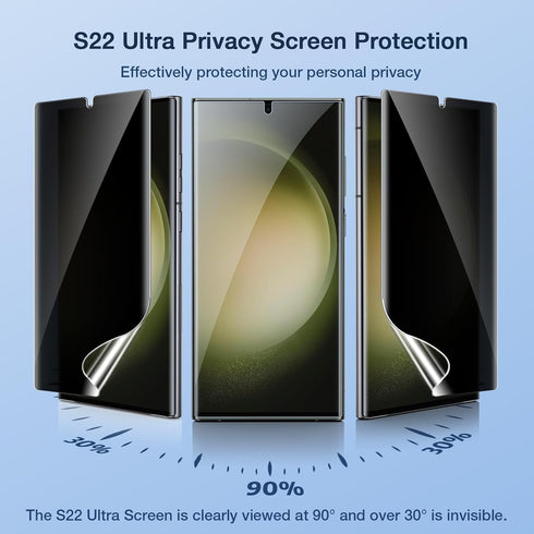 LK 2 Pack Screen Protector for Samsung Galaxy S23 Ultra, Not Glass, with Camera Lens Protector and Installation Tool
