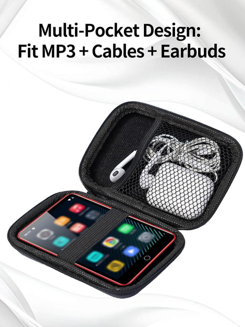 UYRUREL MP3 MP4 M505 4.0" MP3 Player Case for ZAQE IPS Player, Music Players Storage Bag,Tailored for Comprehensive