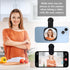 Esdallina Phone Rear Camera Selfie Mirror - See How You Look in The Back Camera - for High Definition Photos (Black)