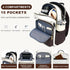 Backpack 15.6 Inch Backpack VANKEAN Laptop for Women with Pouch Pocket for Large Capacity Tumbler, Laptop Computer Bag