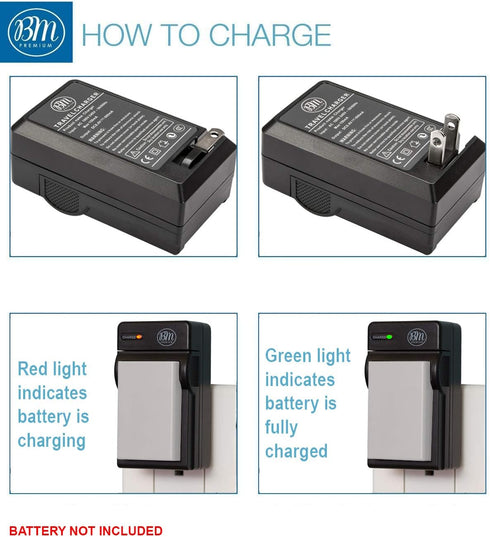 BM Premium MH-23 Replacement Battery Charger for Nikon D5000, D3000, D60, D40x & D40 Cameras
