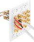 Fosmon 2-Gang 7.1 Surround Sound Distribution Home Theater Wall Plate, Gold Plated for 7 Speakers, 2 RCA Jack