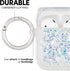 Case-Mate Soft Silicone Protective AirPod Case Cover with Keychain Ring, Compatible with AirPods Series 1 & 2, Twinkle