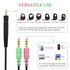 GSP 600 Replacement Cable for Sennheiser GAME ONE, GAME ZERO, GSP 670, GSP 600, GSP 500, GSP 350 Headset, 6.6ft