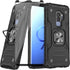 Asuwish Samsung Galaxy S9 Plus Phone Case with Tempered Glass Screen Protector, Hybrid Protective Cover with Ring