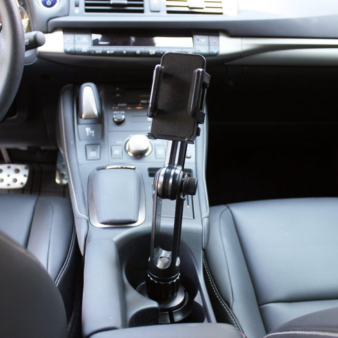 Cellet Car Phone Holder Mount, Car Cup Phone Holder, Compatible with Apple iPhones, Samsung Galaxy, Extra Long Neck
