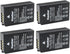 Kastar 4-Pack EN-EL20 Battery Replacement for Nikon Cameras, Blackmagic Pocket Cinema, Coolpix
