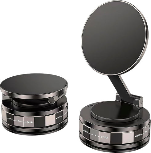 Kairosia Magnetic Car Phone Holder, Cell Phone Mount, Suction Cup Phone Mount, Foldable