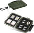 Kiorafoto Memory Card Case with 18 Slots, IP67 Waterproof Anti-Shock Travel Camera Memory