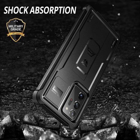 Dexnor Heavy Duty Case for Samsung Galaxy Note 20 Ultra 5G, Shockproof Protective Cover with Built-in Screen Protector