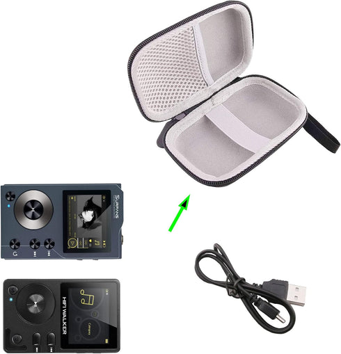 F20 MP3/HIFI H2 MP3 WERJIA Hard Carrying Case Compatible with Surfans HiFi WALKER Player (CASE ONLY)
