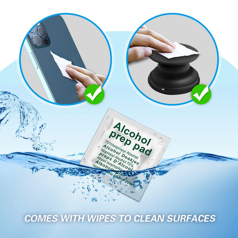 3M Sticky Adhesive Replacement Parts for PopSocket Base, 6pcs 1.38 Circle Double Sided Tape & 2pcs VHB Sticker Pads