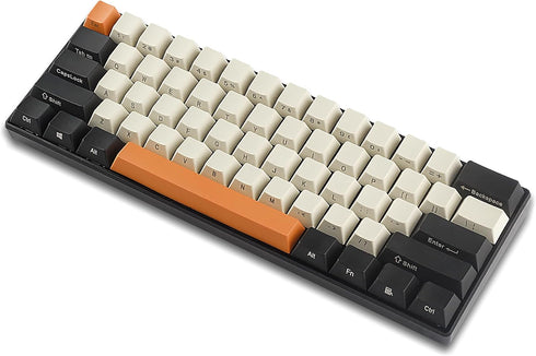 Happy Balls 60% Keycaps, Side Printed PBT Keycap Set for US-ANSI Layout 61 68 60% MX Switches Mechanical Keyboard