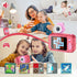 Kid Camera with 2.4in IPS Screen, 180° Flip Lens, Digital Selfie Camera with Playback Game for Ages 4-11