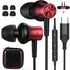 USB C Headphone for iPhone 15 Pro Max, Samsung S24 Plus, Galaxy Z Flip, Type C Earphone, Noise Canceling Bass Wired