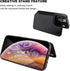 ONETOP Wallet Case for iPhone 12/12 Pro - PU Leather Kickstand Card Holder, Double Magnetic Clasp