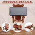 2 Kingdder Pcs Christmas Wood Cell Phone Stand Gifts Folding Chair Wooden Phone Holder Adjustable Office Cellphone