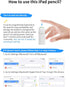 Fast Charging Stylus Pen for iPad 10th&9th Generation, Apple Pencil with Palm Rejection, Tilt Sensitivity for iPad