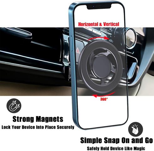 Mengfly 2020-2025, Car Phone Holder, Air Vent Navigation Mount, for Toyota Highlander/Hybird Mag-safe Magnetic Custom