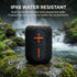 iphoenix IP160 IPX6 5 12H Portable Bluetooth Speaker, Stereo Sound & Deep Bass, Waterproof, Dynamic RGB Lights