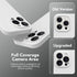 iPhone 14 Pro Max Case, White Silicone Shockproof, MagSafe Compatible, Full Camera Protection + 2 Screen Protectors,