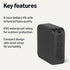 Amazon Basics IPX5 6 Bluetooth Speaker Wireless, Waterproof, Hour Playtime, Compact Size for Home, Outdoor, Black
